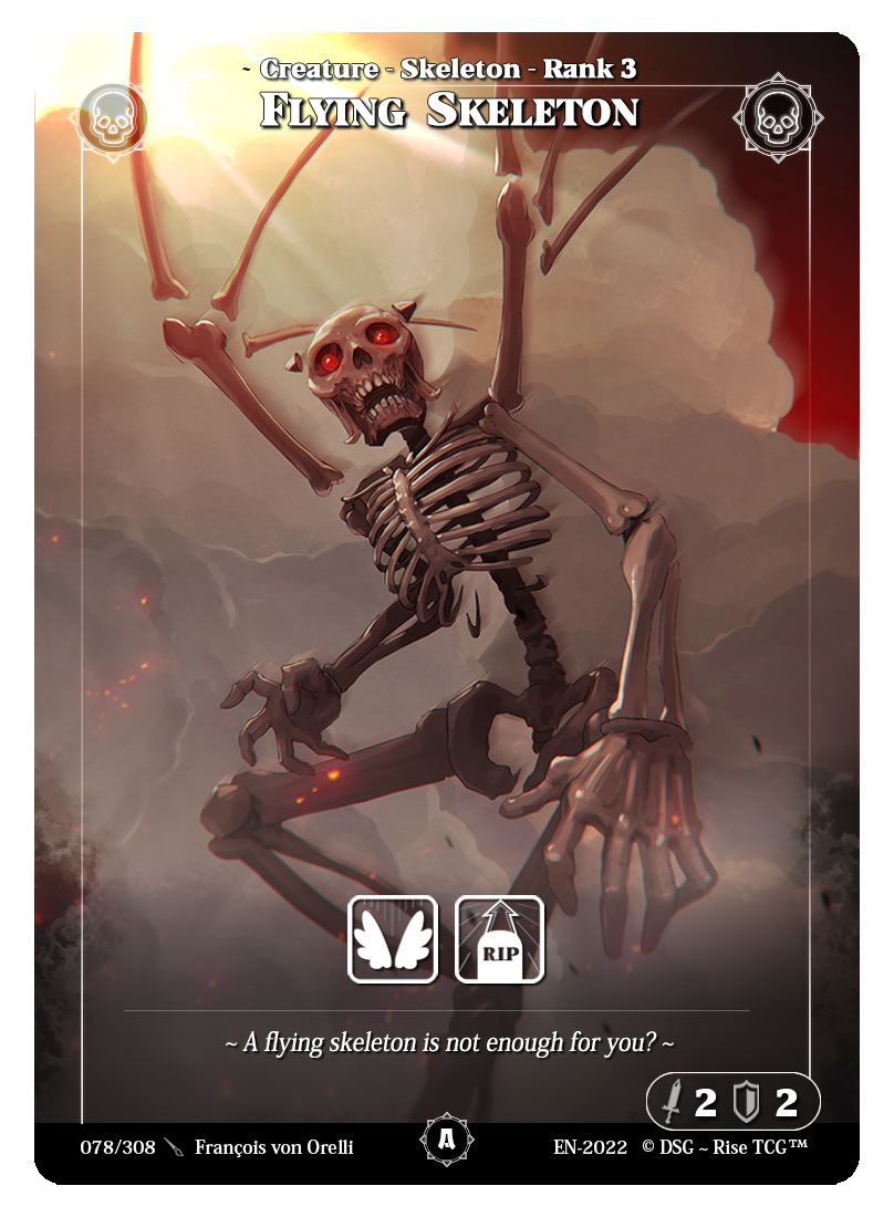 Flying Skeleton