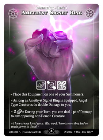 Amethyst Signet Ring