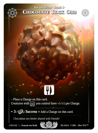 Chocolate Rock Orb