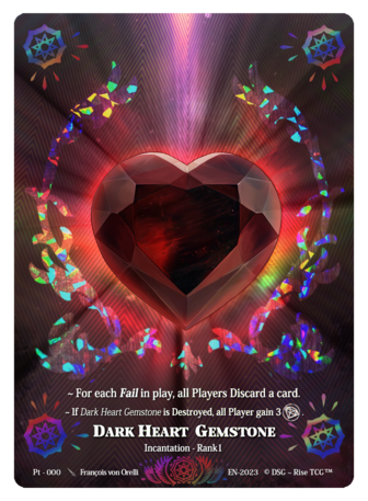 Dark Heart Gemstone